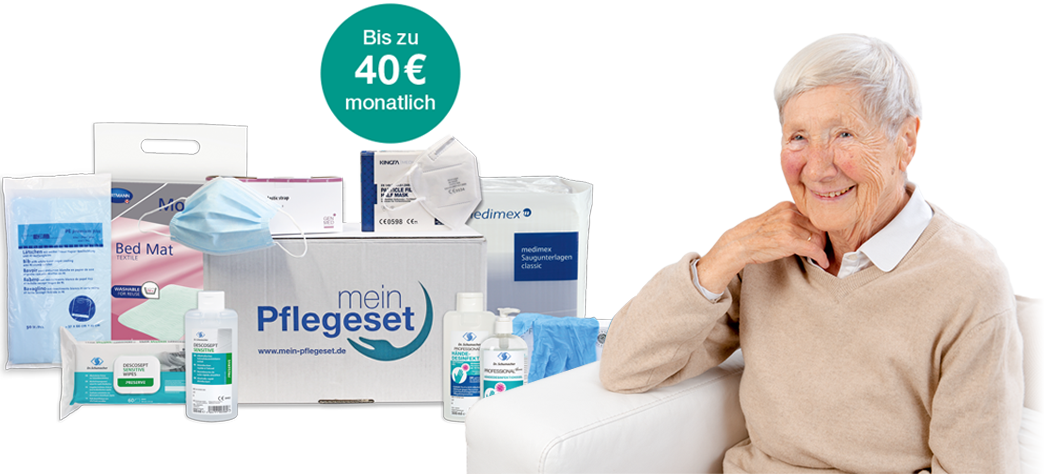 Zuzahlungsfreie Pflegehilfsmittel | Häusliche Pflege | meinPflegeset